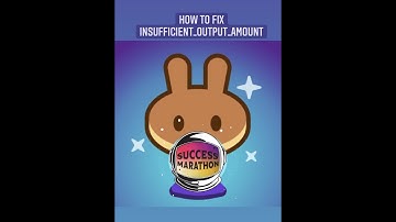 How to fix Insufficient output amount error on pancakeswap