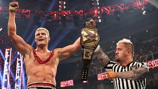 WWE 13 March 2024 Solo Sikoa Help Cody Rhodes Wins Undisputed Championship Roman Reigns Lose