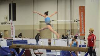 Arianna Roman Level 3 Beam Metroplex Challenge 2018