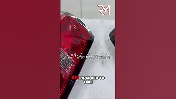 How to Prep your Tail Lights the Right Way! - Best “How To” #autorefinish #diy
