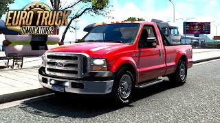 Caí na ESTRADA de F250 com PENTE NA TURBINA! - Mapa BR Brasil ETS2 #14