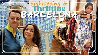 Visiting BARCELONA and Thrifting for Vintage Clothes | Charity Shops and Vintage Stores | VLOG