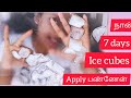 lets try ice cubes for 7 days!! Weekly challenges| Archu ravi