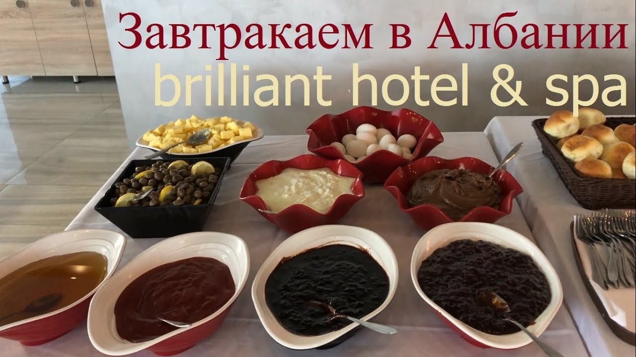 Обзор ресторана и пляжа brilliant hotel & spa албания