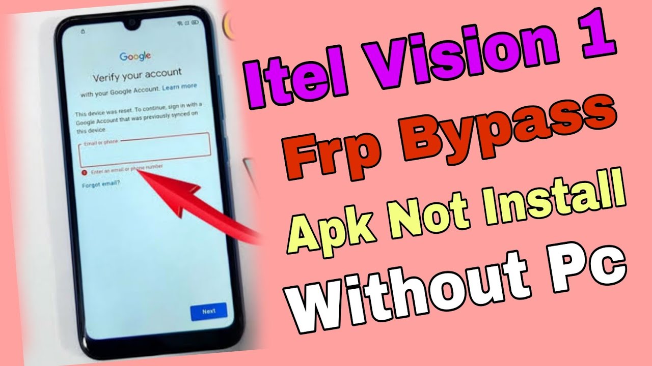 Itel Vision 1 Frp Bypass | Itel L6005 Google Account Unlock 100% Ok | Very Easy Method 2021