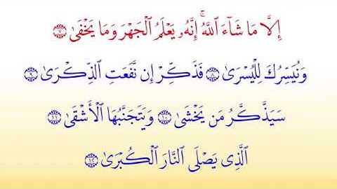 Surat Al A'la 87 سورة الأعلى   Children Memorise   kids Learning quran   YouTube 360p