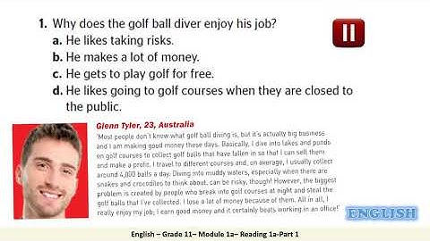 Grade 11 Technology   English   Module 1   Reading 1a   Lesson 1