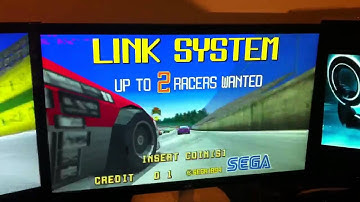 Twin Model 2 Emulator FullScreen running on a single PC