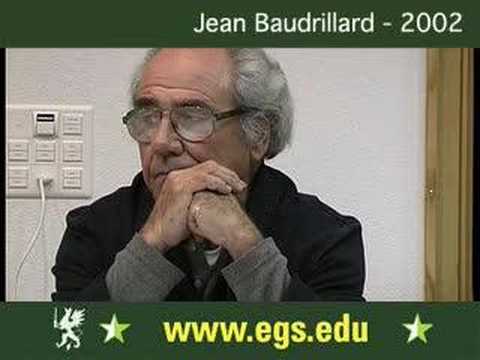Jean Baudrillard. Cultural Identity and Politics. 2002 1/8