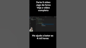 Curso Python #09 -Jogo da Forca em Python3 aula 9 #python  #programacao #desenvolvedores #javascript