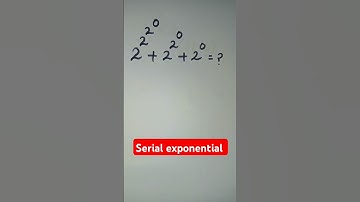Solve problems related exponential #serial #exponential #pow#exponents #maths #reasoning #ssc#tricks