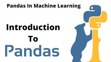Pandas In Machine Learning | Introduction | Tamil Explained
