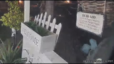 Alien Filmed On Ring Doorbell Camera At A Home In Compton, California On June 6, 2025