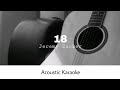 Jeremy Zucker - 18 (Acoustic Karaoke)