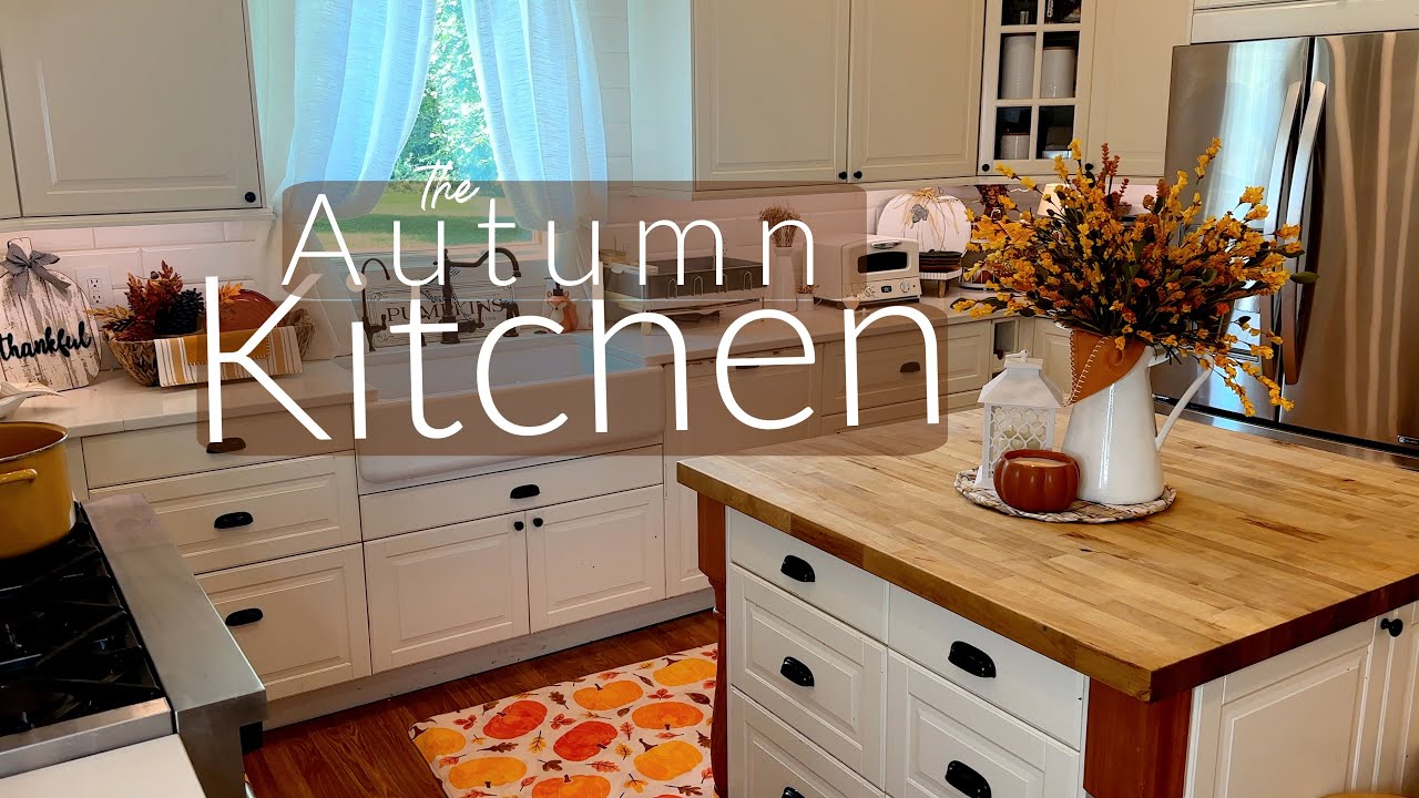 The Golden Autumn Kitchen | Fall Decorating Inspiration for your Home Sweet Home