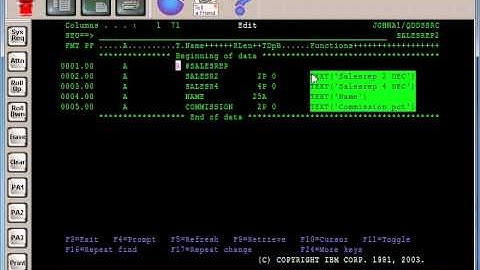 AS400 Tutorial - Compile DDS Database File