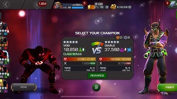 Zero hits kill with Void vs aggression regeneration node Variant 2 - Marvel Contest of Champions
