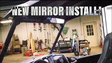 How to install rear view mirror on Polaris RZR 900s
