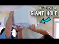 Drilling HOLES Through the WALLS - Indoor Unit Mini Split Install