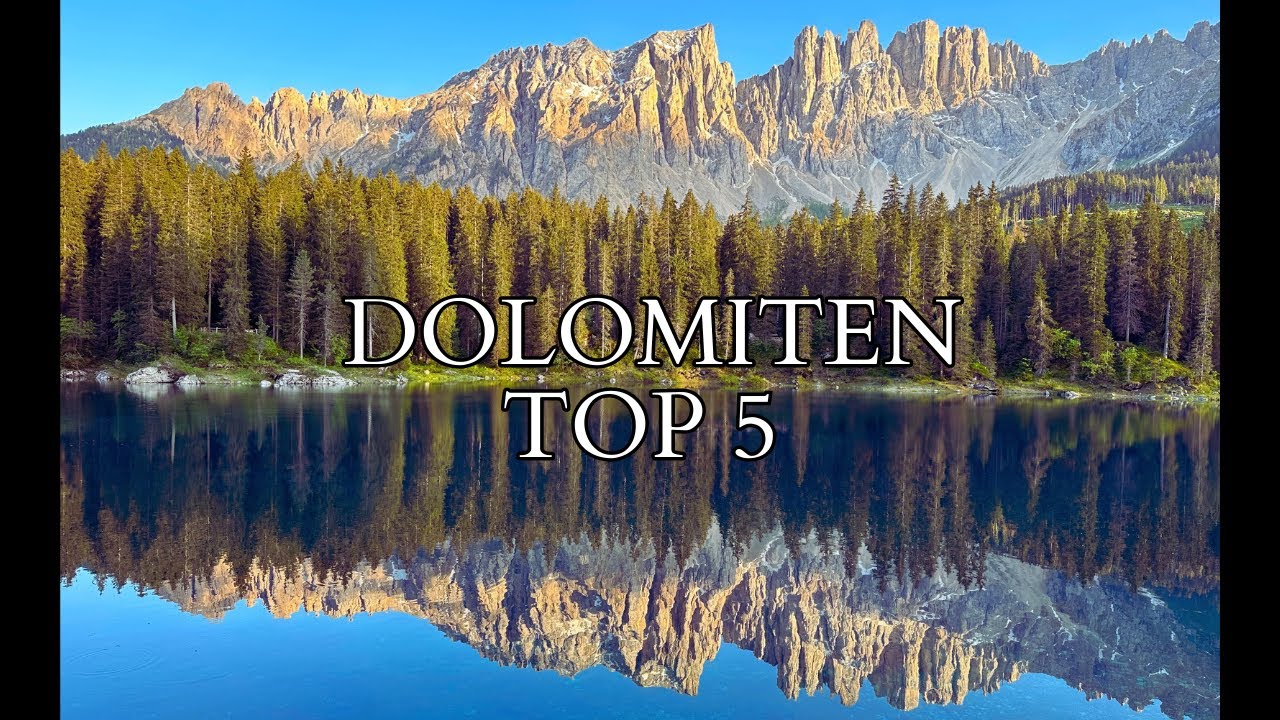 TOP 5 Orte in den DOLOMITEN die du gesehen haben musst! -  4K Reisetipps/Travelguide