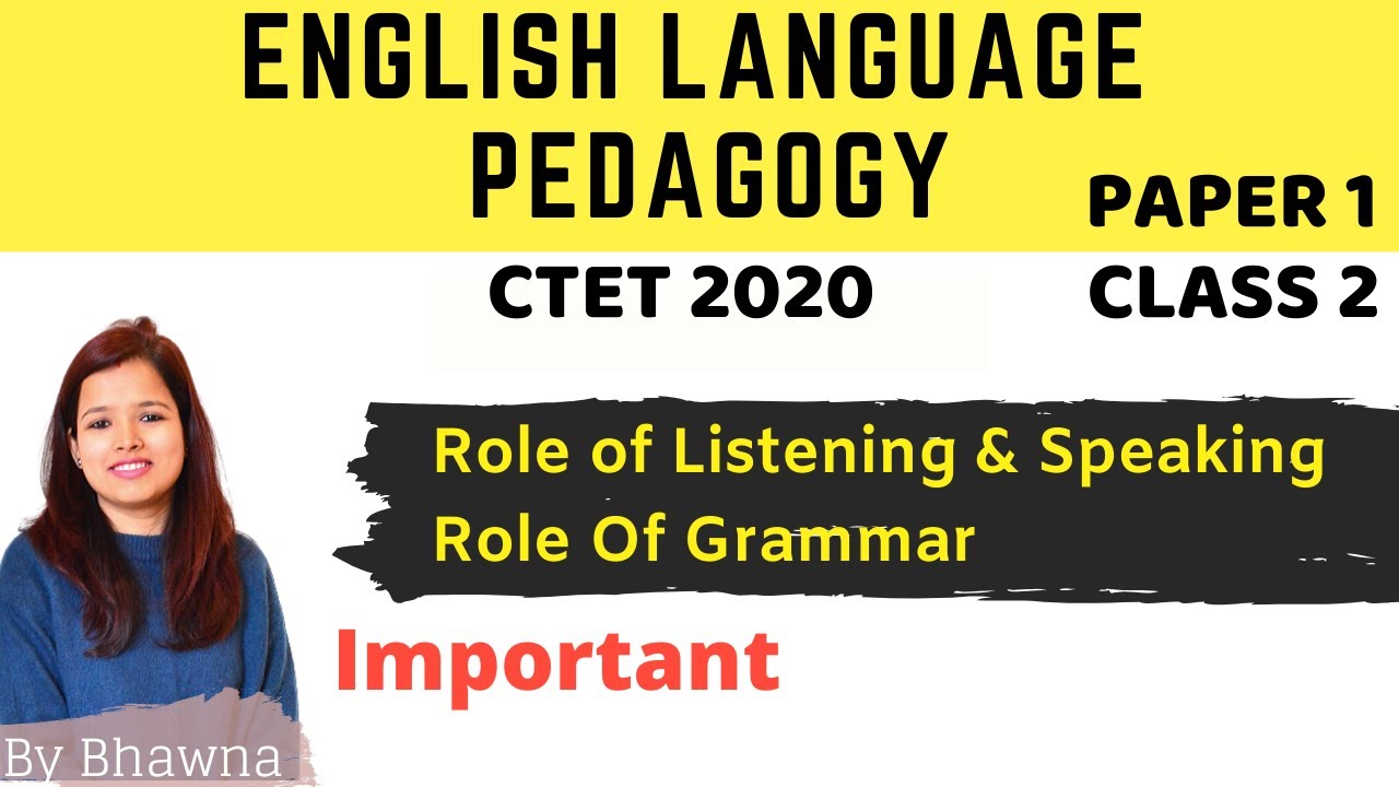 Ctet Exam Preparation Paper 1 English Language Pedagogy Class 2 Online ...