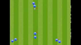 Passing Drill: Quick Give and Go's