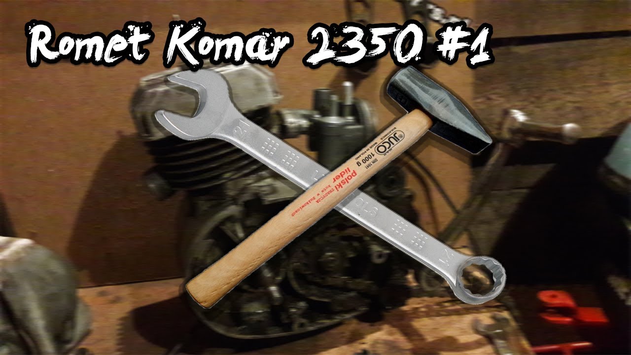 Komar 2350 #1 Wyciągamy silnik z komara część 1