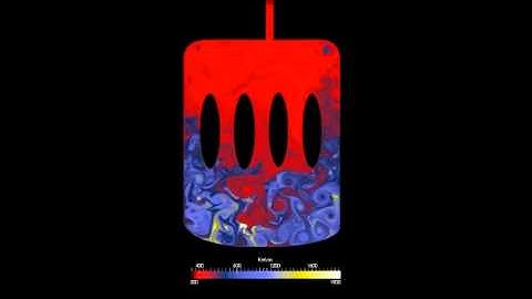 Strong temperature gradient hydrodynamic simulation