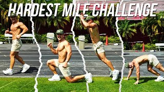 The World's HARDEST Mile - Bear Crawl, Burpee, Lunge, Run