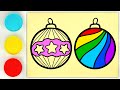 Sand Painting Christmas Tree Decorations | Holiday Art &amp; Festive Coloring for Kids
