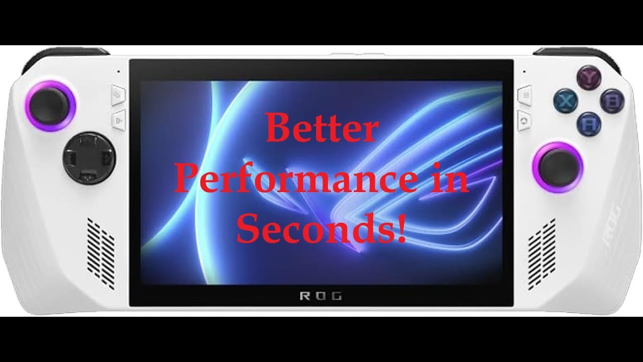 BOOST PERFORMANCE ON THE ROG ALLY IN SECONDS! 2026 - YouTube