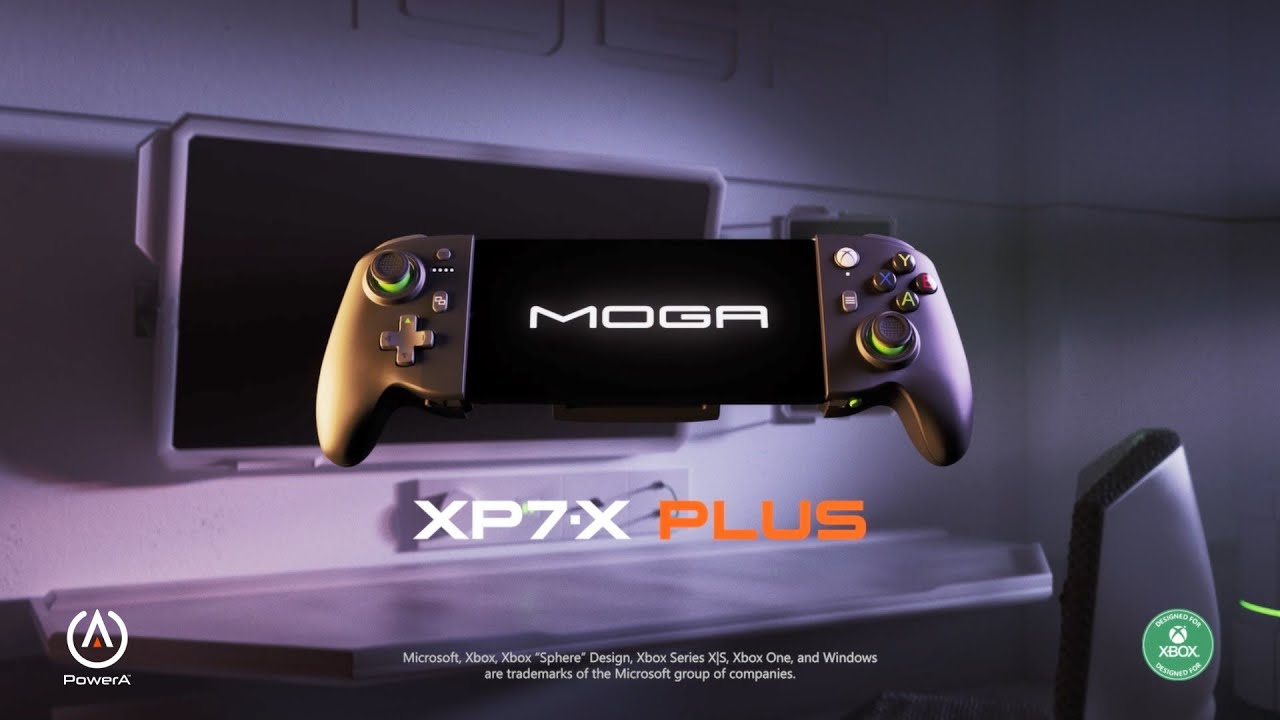 MOGA XP7-X Plus Bluetooth Controller for Mobile & Cloud Gaming on  Android/PC, PC