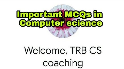 TRB CS coaching class | 100 MC questions part 5