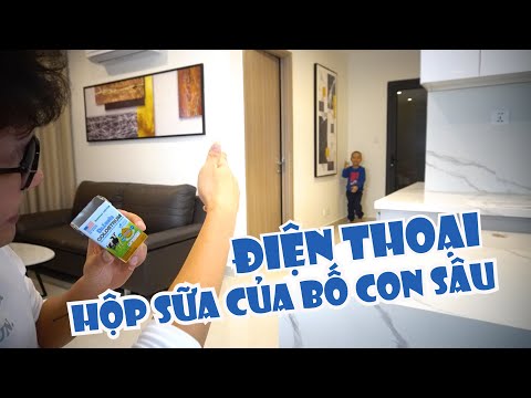 Video Sâu giúp bố không bị lạc bằng điện thoại... hộp sữa ^^! - youtube