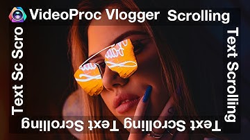 How to Create Scrolling Text on A Path | Animate Text on A Path in Motion with VideoProc Vlogger