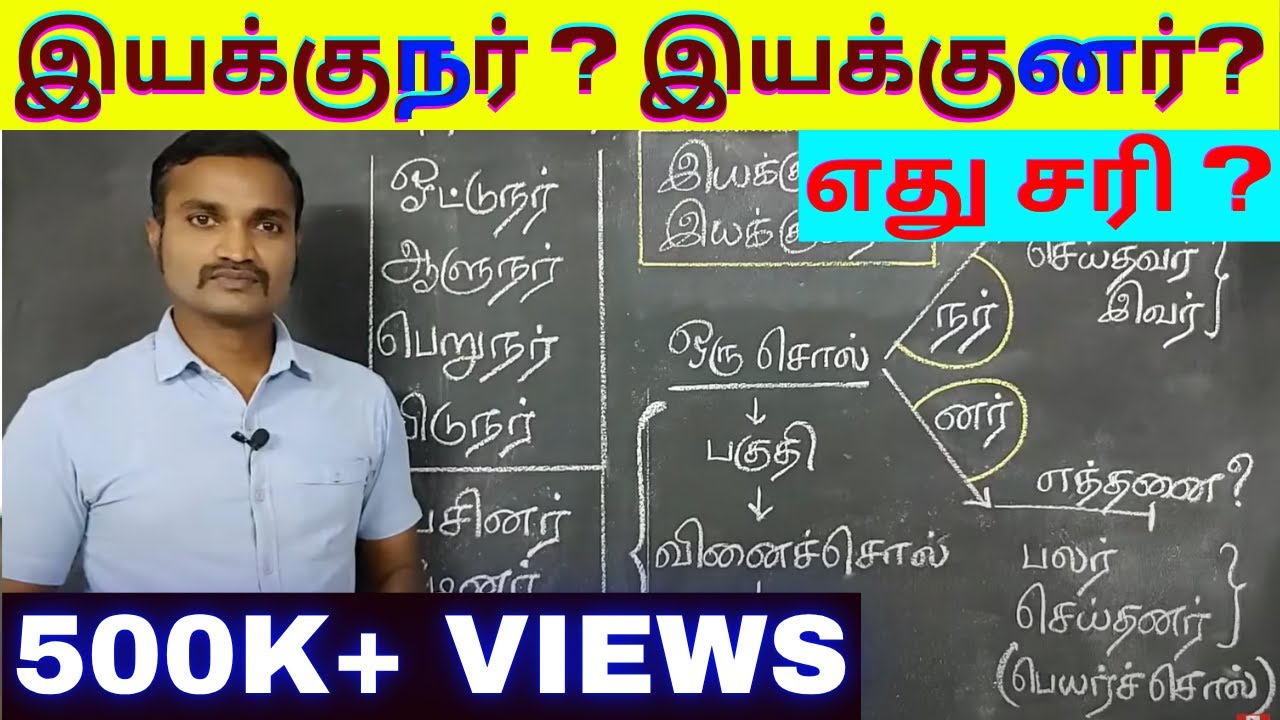 நர் னர் விகுதி வேறுபாடு கற்றல் | இயக்குநரா? இயக்குனரா? எது சரி | தமிழ் இலக்கணம் |