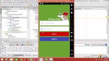Nguyễn Công Trình - xử lý trang đăng nhập - lập trình androi -login android studio