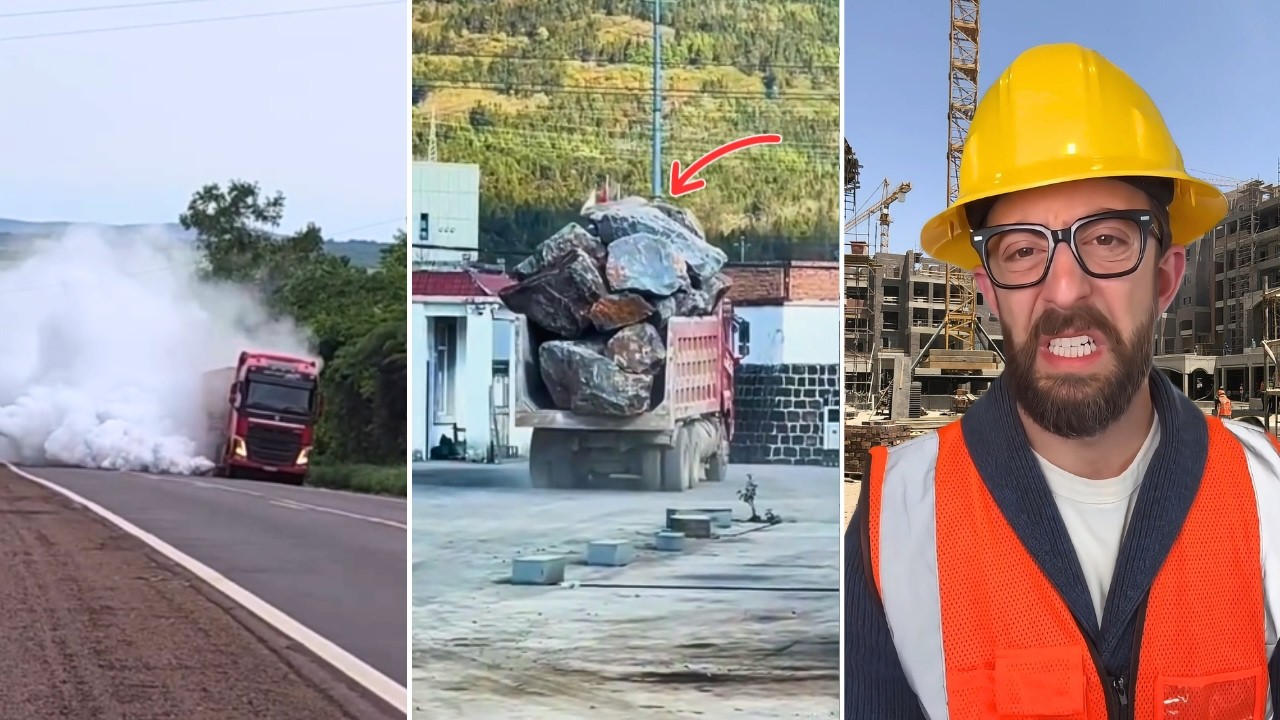 Самые опасные секунды на стройплощадке ⏱️⚠️