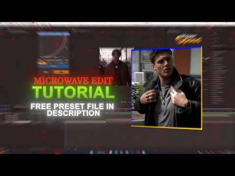 How to make MICROWAVE EDIT?  | after effects tutorial | aeneky