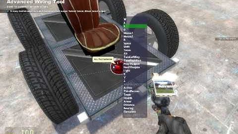 Gmod simple wired car