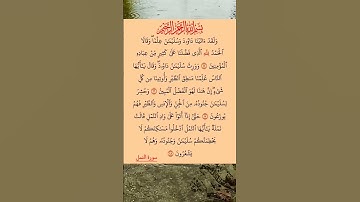 القرآن الكريم سورة النمل ريان المحيسني #القرآن_الكريم #راحة #اطمئن_وتوكل_على_الله