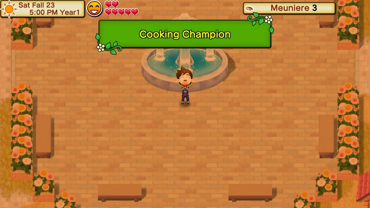 How to win cooking contest : Harvest Moon Seed of Memories - YouTube