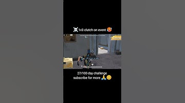 ☠️1v3 clutch on event 🥵|| #bgmi #trending #shorts #pubgmobile #clutch #foryou