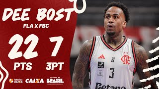 Saiu Do Banco E Fez Chover Dee Bost Com 7 Bolas De 3 Flamengo X Fortaleza Bc Nbb Caixa 2526