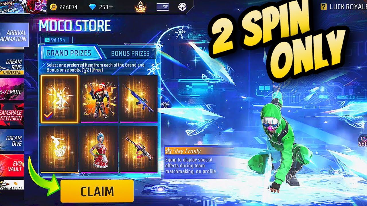 Moco Store Hack ? 😲 2 Spin Me Bada Reward | FFBOSS
