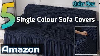 Amazon Single Colour Sofa Cover | Best Sofa Cover Amazon | Review Amazon Sofa Cover | Sofa Covers