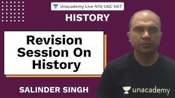 Revision Session Of History (Part 5) | Unacademy Live NTA UGC NET | Salinder Singh