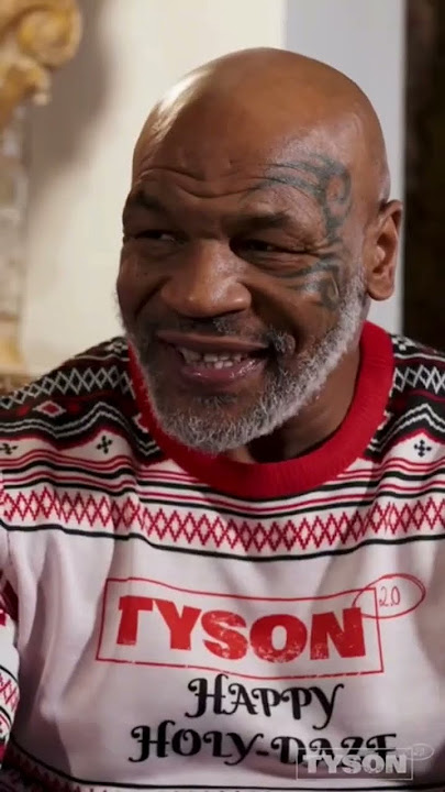 Mike Tyson gives Evander Holyfield his ear back🤣 #shorts #miketyson