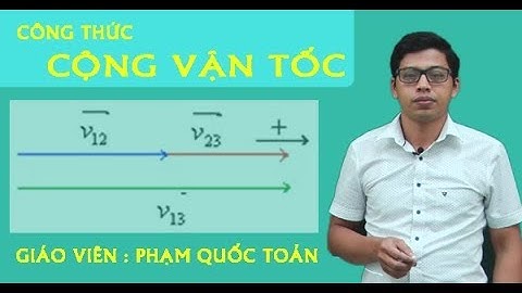 Công thức cộng vận tốc –Vật lý 10 Thầy Phạm Quốc Toản