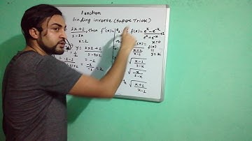 Shortcut Tricks on finding inverse of a function for IOE/BSC.AG/BSC.FORESTRY/BSC.CSIT/BRIDGE COURSE